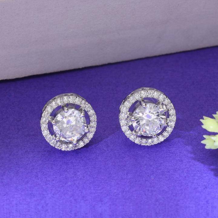 Stunning silver ad earring 1337 Affordable artificial jewellery in Pune